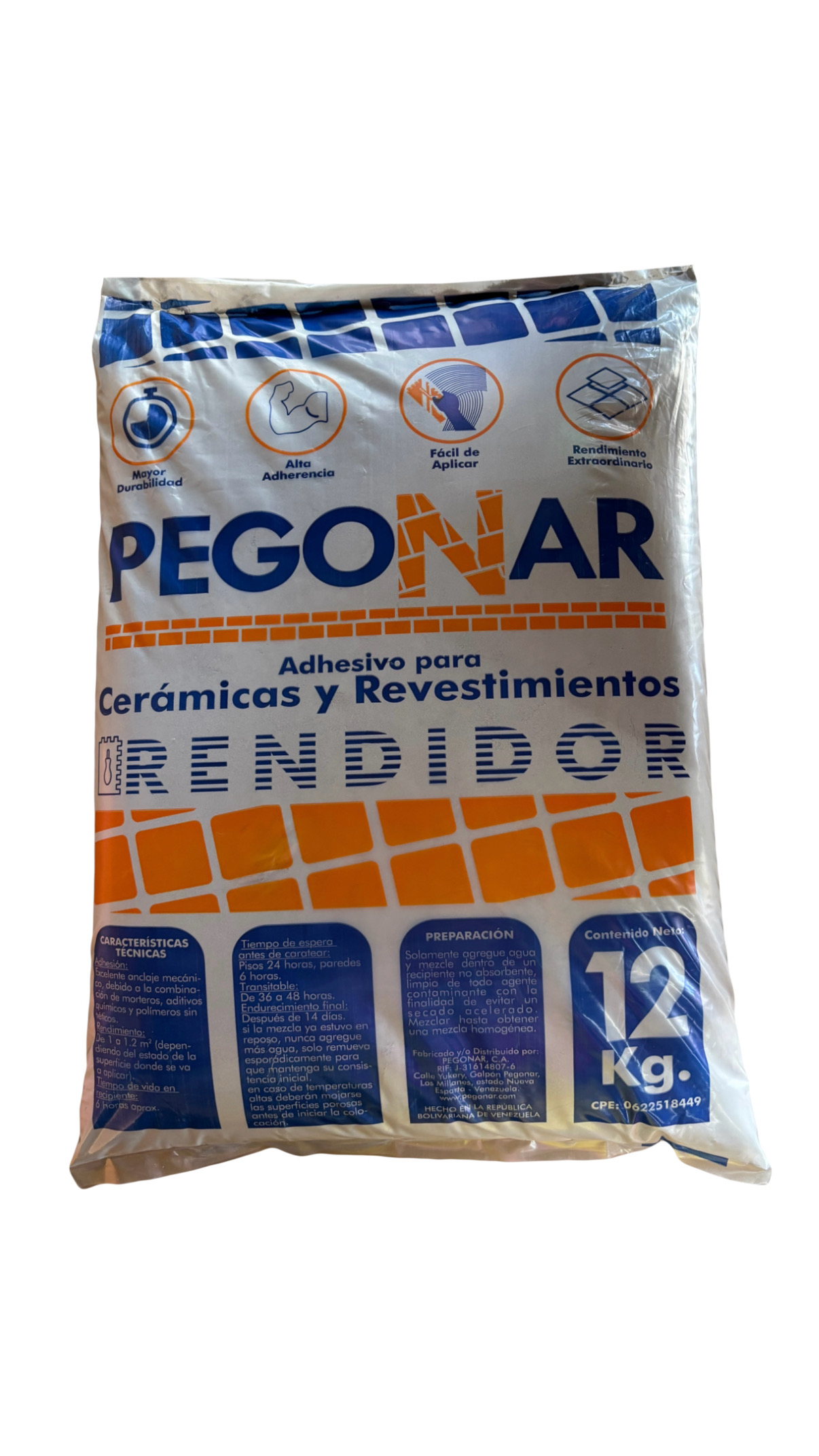 PEGO GRIS RENDIDOR 12 KG