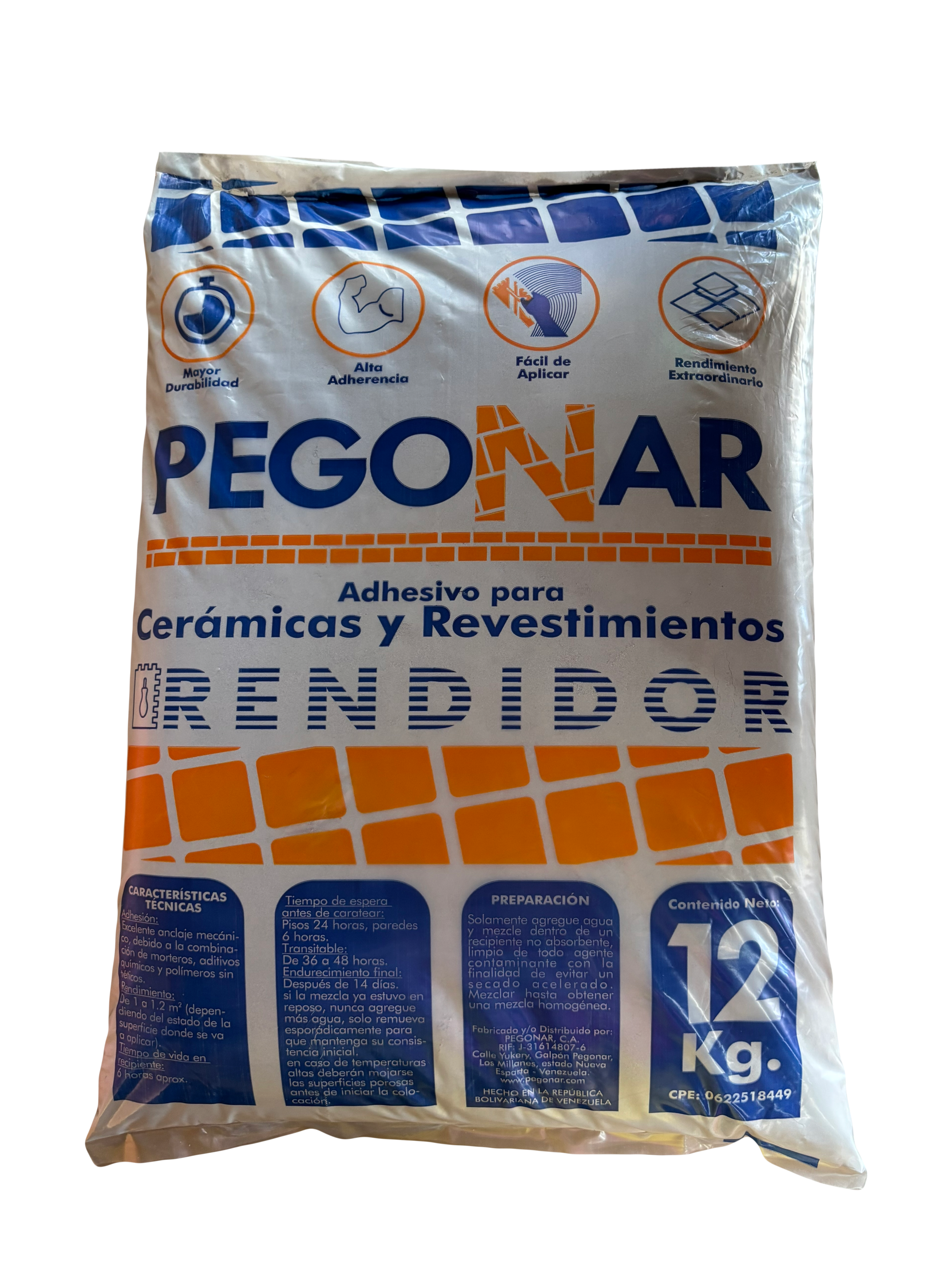 PEGO BLANCO RENDIDOR 12 KG