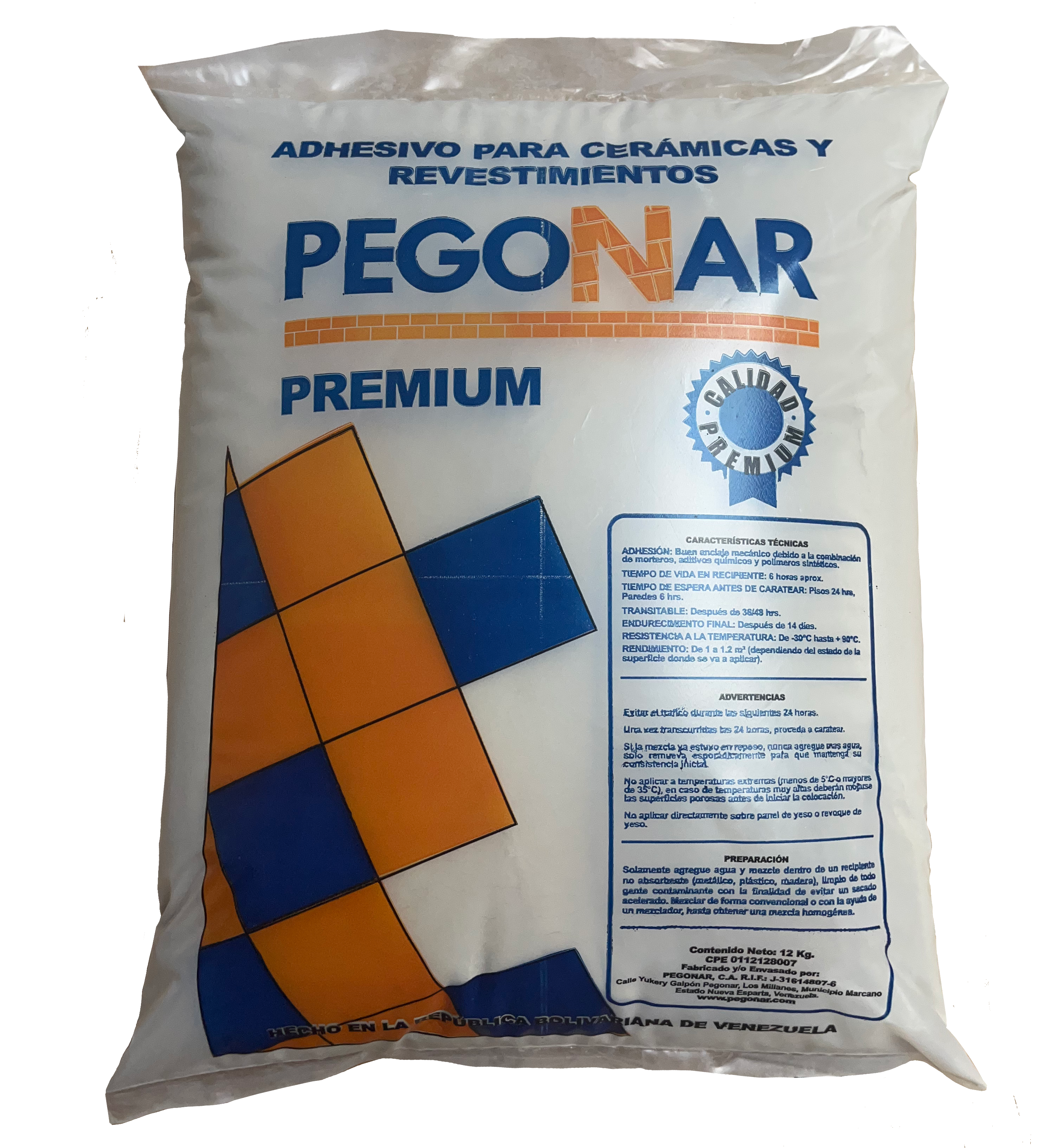 PEGO BLANCO PREMIUM 12 KG